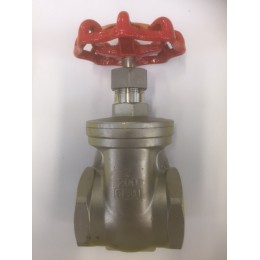 STAINLESS STEEL GATE VALVES, GRADE SS316, FEMALE/FEMALE, BSPT, SIZE 2", 50mm